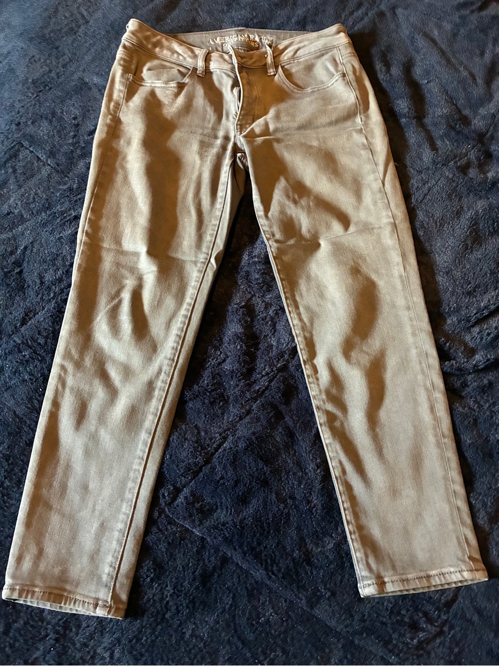 American Eagle Outfitters Grey Jegging Crop